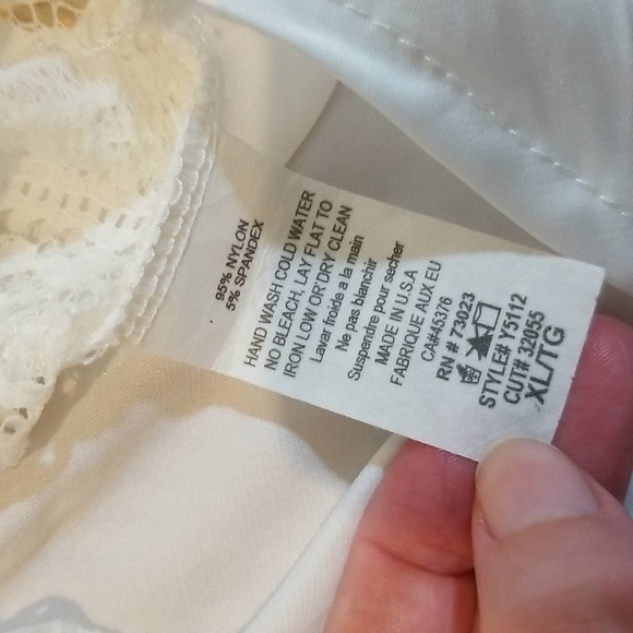 Suzy Shier white lace top XL NWT - Picture 3 of 8